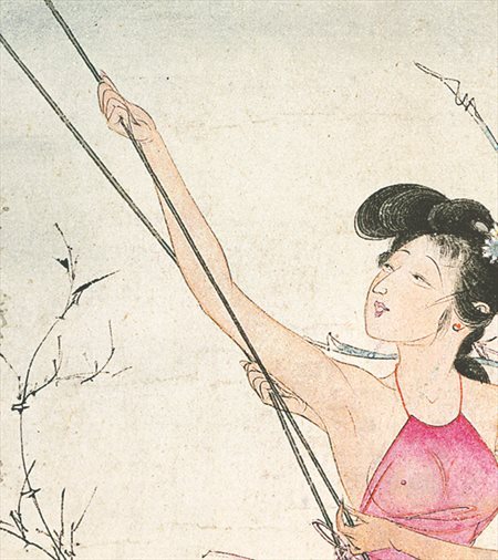 元氏-胡也佛的仕女画和最知名的金瓶梅秘戏图